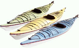 Exemples de kayaks
