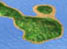 Simulation des îles Tuvalu réalisé en avril 2005